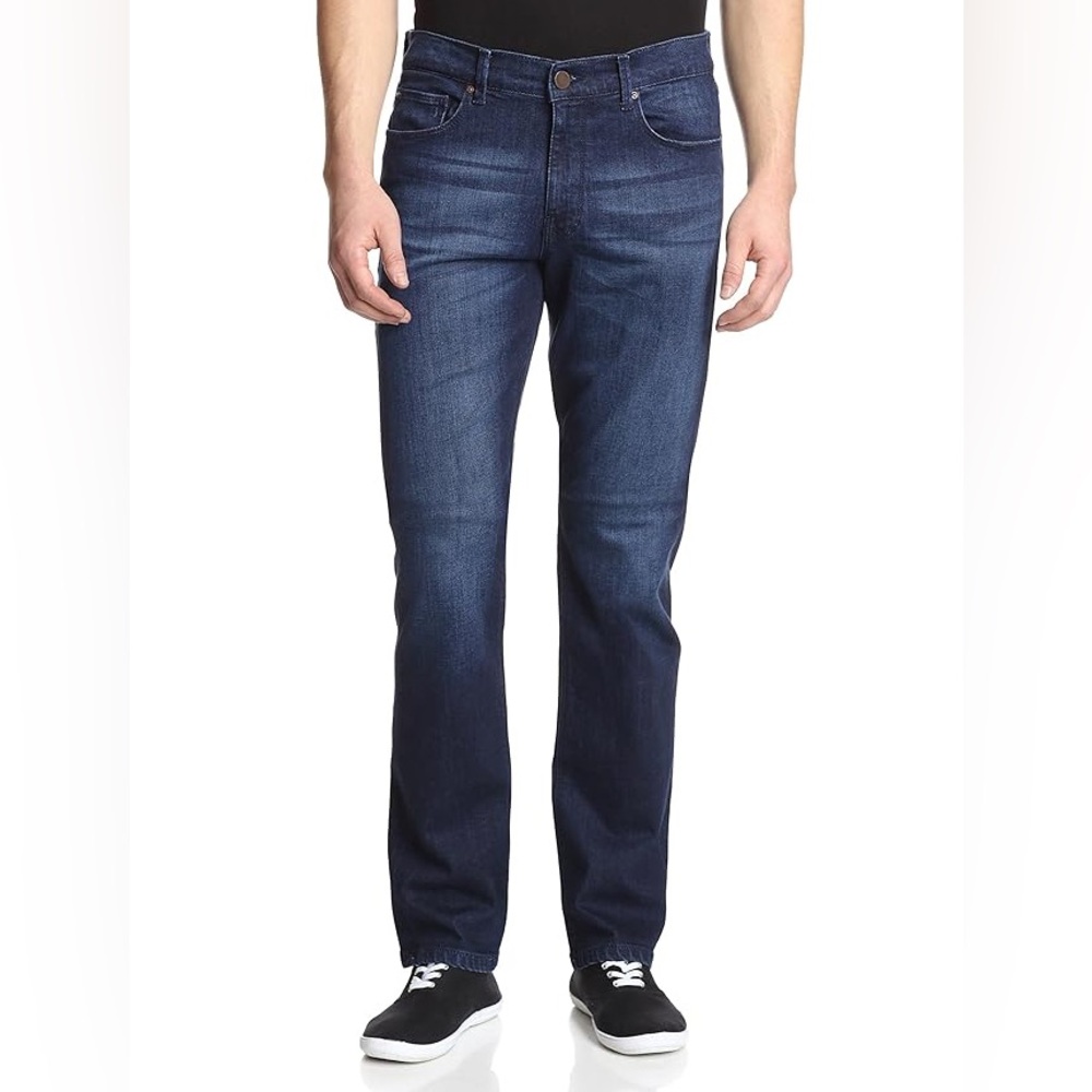 DL1961 Men’s Russell Classic Slim Straight Leg Stretch Jeans in Clarkson Wash